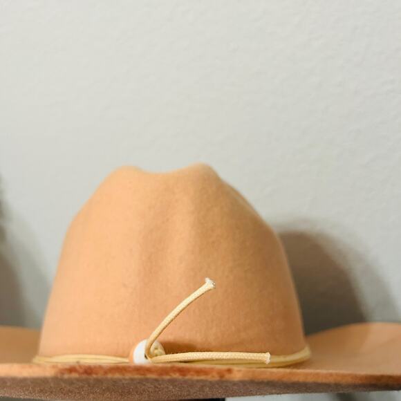 NEW Lack of Color The Ridge Peach Cattleman Wool Cowboy Hat Size Large 59cm main image 2